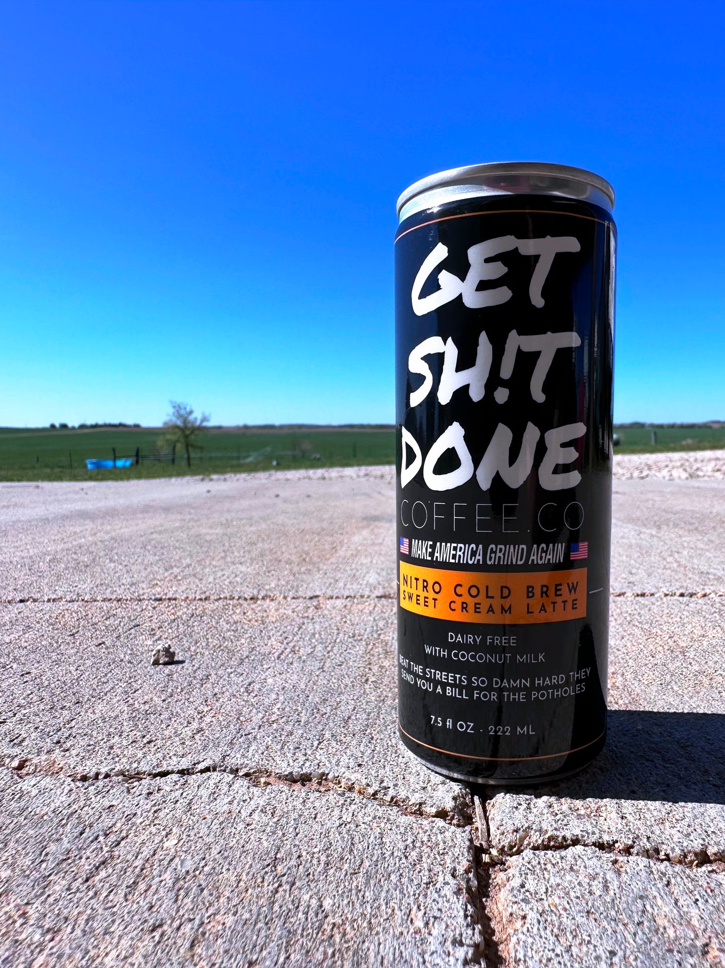 Get Sh!t Done Sweet Cream Nitro Latte