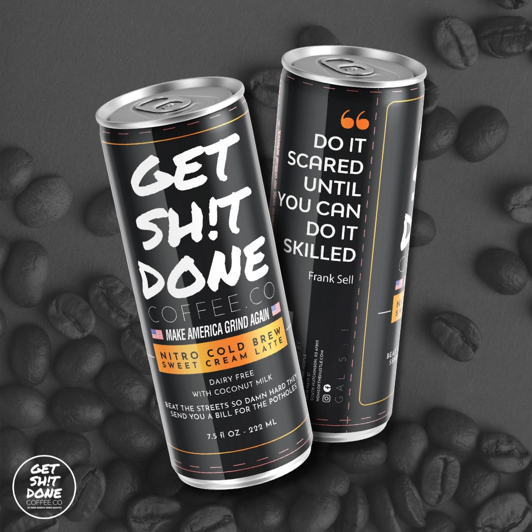 Get Sh!t Done Sweet Cream Nitro Latte